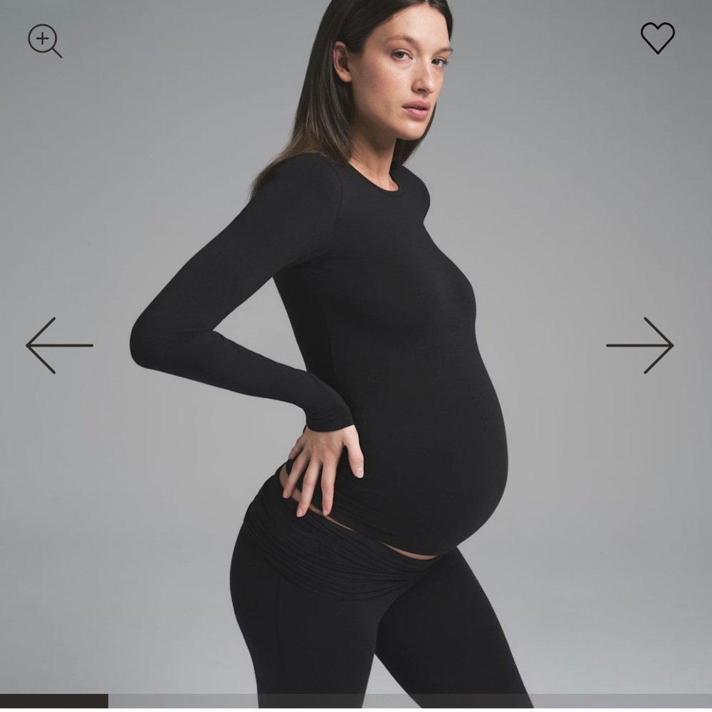 Skims Long Sleeve Maternity Top
